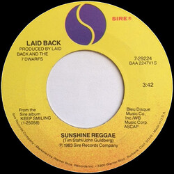 Laid Back Sunshine Reggae USED VINYL 7INCH 45 RPM