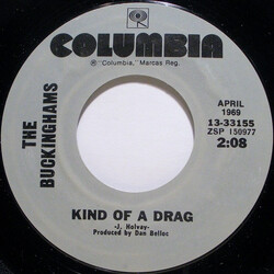 The Buckinghams Kind Of A Drag / Back In Love Again USED VINYL 7INCH 45 RPM SINGLE