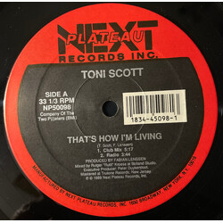 Tony Scott That's How I'm Living VINYL 12" USED
