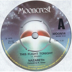 Nazareth (2) This Flight Tonight USED VINYL 7INCH 45 RPM SINGLE PROMO