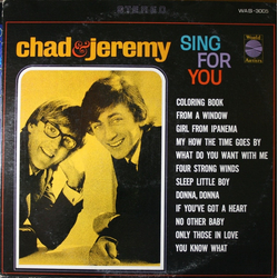 Chad & Jeremy Sing For You Vinyl LP USED