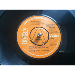 The Whispers (Let's Go) All The Way USED VINYL 7INCH 45 RPM PROMO