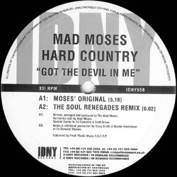 Mad Moses Got The Devil In Me USED VINYL 12INCH 33 S RPM