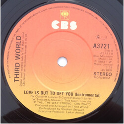 Third World Love Is Out To Get You USED VINYL 7INCH 45 RPM