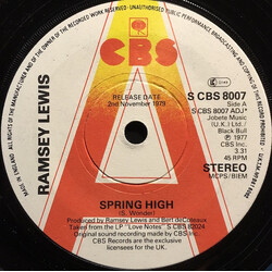 Ramsey Lewis Spring High USED VINYL 7INCH 45 RPM SINGLE PROMO