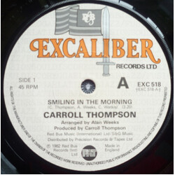 Carroll Thompson Smiling In The Morning USED VINYL 7INCH 45 RPM