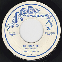 Jimmy Clanton Go, Jimmy, Go USED VINYL 7INCH 45 RPM SINGLE STYRENE MONO