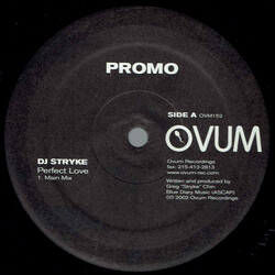 Stryke Perfect Love USED VINYL 12INCH PROMO