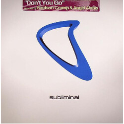 Harrison Crump / Felix Da Housecat Don't You Go USED VINYL 12INCH