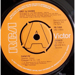 Grey And Hanks Dancin' USED VINYL 7INCH 45 RPM PROMO