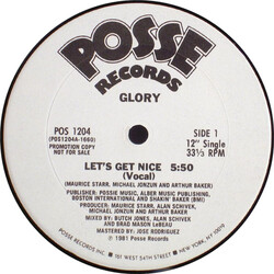 Glory Let's Get Nice VINYL 12" USED