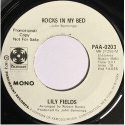 Lily Fields Rocks In My Bed USED VINYL 7INCH 45 RPM PROMO