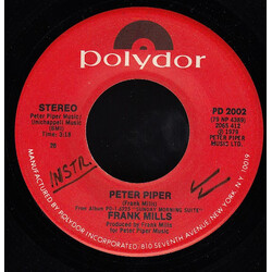 Frank Mills Peter Piper USED VINYL 7INCH 45 RPM SINGLE