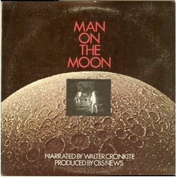 Walter Cronkite Man On The Moon Vinyl LP USED