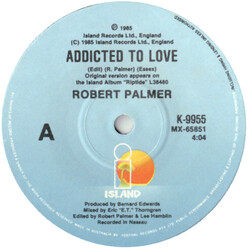 Robert Palmer Addicted To Love USED VINYL 7INCH SINGLE