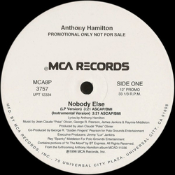 Anthony Hamilton Nobody Else Vinyl 12" USED