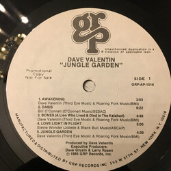 Dave Valentin Jungle Garden Vinyl LP USED