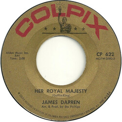 James Darren Her Royal Majesty USED VINYL 7INCH SINGLE 45 RPM