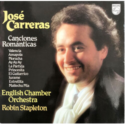José Carreras / English Chamber Orchestra / Robin Stapleton Canciones Románticas Vinyl LP USED