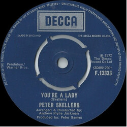 Peter Skellern You're A Lady USED VINYL 7INCH 45 RPM SINGLE