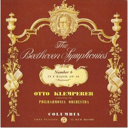 Ludwig Van Beethoven / Otto Klemperer / Philharmonia Orchestra Symphony Number 6 In F Major, Op. 68 "Pastoral" Vinyl LP USED