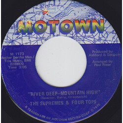The Supremes / Four Tops River Deep - Mountain High / Together We Can Make Such Sweet Music USED VINYL 7INCH 45 RPM SINGLE