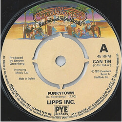 Lipps, Inc. Funkytown USED VINYL 7INCH 45 RPM SINGLE