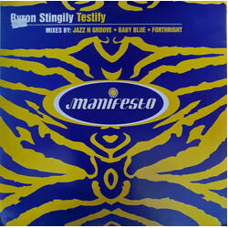 Byron Stingily Testify USED VINYL 12INCH 33 S RPM