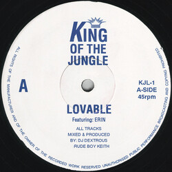 DJ Dextrous & Rude Boy Keith Lovable USED VINYL 12INCH 45 RPM 33 S RPM
