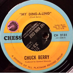 Chuck Berry My Ding-A-Ling / Johnny B. Goode USED VINYL 7INCH 45 RPM SINGLE