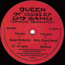 Disco Queens Queen Of Clubs EP USED VINYL 12INCH 33 S RPM EP