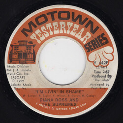 The Supremes I'm Livin' In Shame / Someday We'll Be Together USED VINYL 7INCH 45 RPM