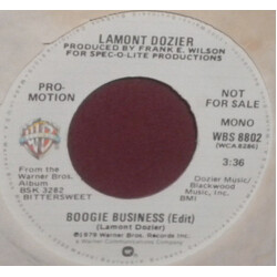 Lamont Dozier Boogie Business (Edit) USED VINYL 7INCH 45 RPM PROMO
