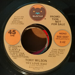 Tony Wilson (3) Try Love USED VINYL 7INCH 45 RPM PROMO STEREO MONO