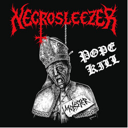 Necrosleezer Pope Kill USED VINYL 12INCH 45 RPM SINGLE SIDED ETCHED REISSUE