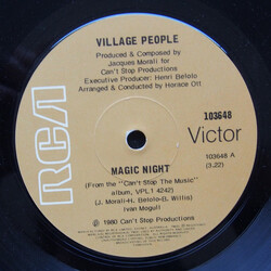 Village People Magic Night USED VINYL 7INCH 45 RPM SINGLE