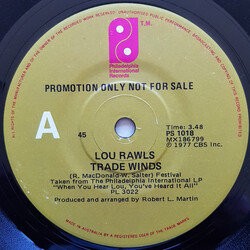 Lou Rawls Trade Winds USED VINYL 7INCH 45 RPM SINGLE PROMO