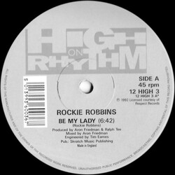 Rockie Robbins Be My Lady USED VINYL 12INCH 45 RPM