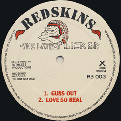 Ruthless Productions The Latest Lick E.P. USED VINYL 12INCH 33 S RPM EP