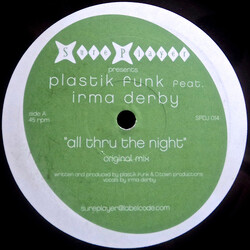 Plastik Funk All Thru The Night USED VINYL 12INCH