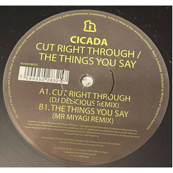 Cicada Cut Right Through / The Things You Say USED VINYL 12INCH