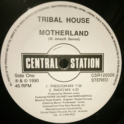 Tribal House Motherland USED VINYL 12INCH