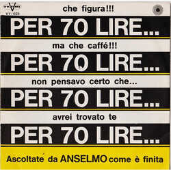 Anselmo Genovese Per 70 Lire... USED VINYL 7INCH 45 RPM
