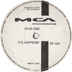 Plus + One It's Happenin' USED VINYL 12INCH 45 RPM ADVANCE PROMO