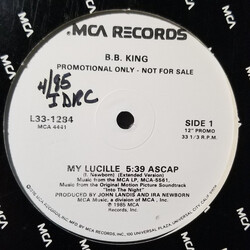 B.B. King My Lucille / Into The Night USED VINYL 12INCH 33 S RPM PROMO SINGLE