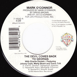 Mark O'Connor / Charlie Daniels / Doug Kershaw The Devil Comes Back To Georgia / Diggy Diggy Lo USED VINYL 7INCH 45 RPM