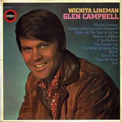 Glen Campbell Wichita Lineman Vinyl LP USED