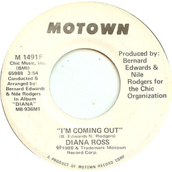 Diana Ross I'm Coming Out Vinyl 7" USED