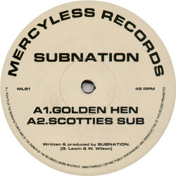 Subnation Scotties Sub / Golden Hen USED VINYL 12INCH 45 RPM