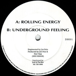 Jim Polo & Neil Vass Rolling Energy / Underground Feeling USED VINYL 12INCH 45 RPM
